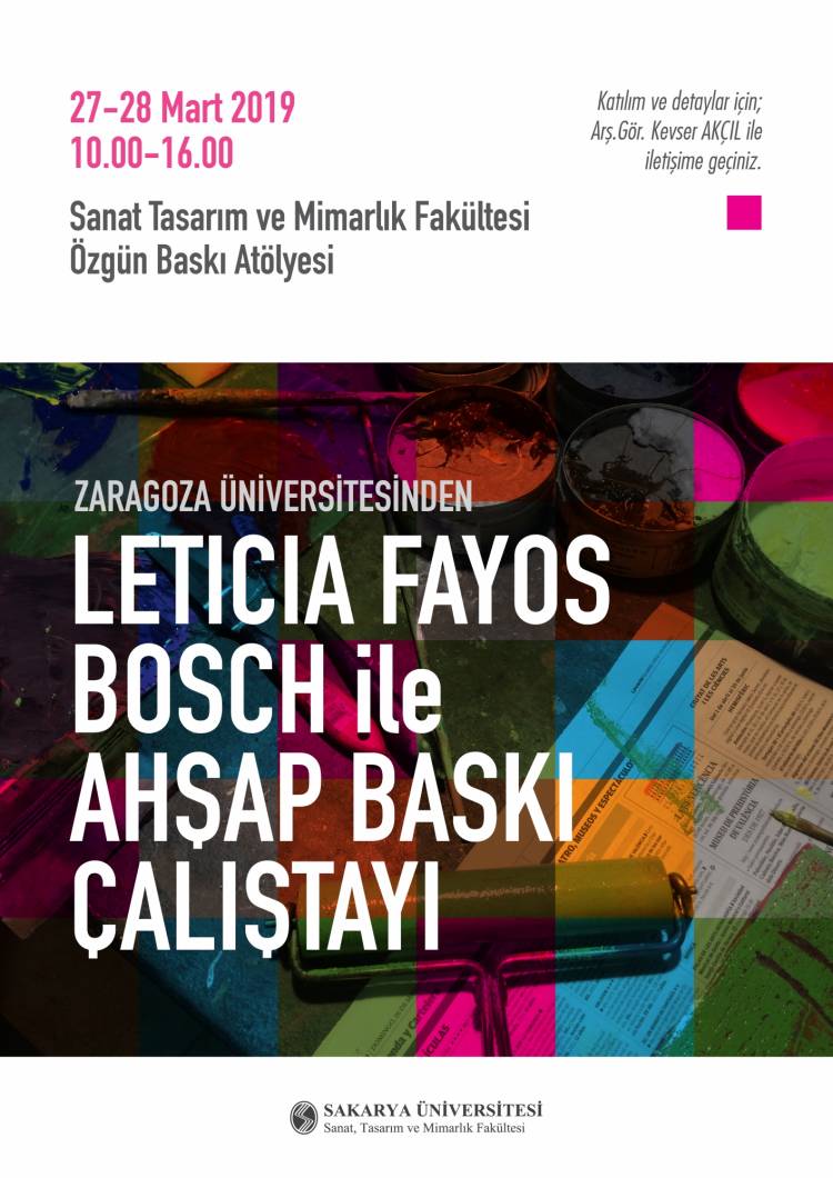 Leticia Fayos Bosch ile Ahşap Baskı Çalıştayı