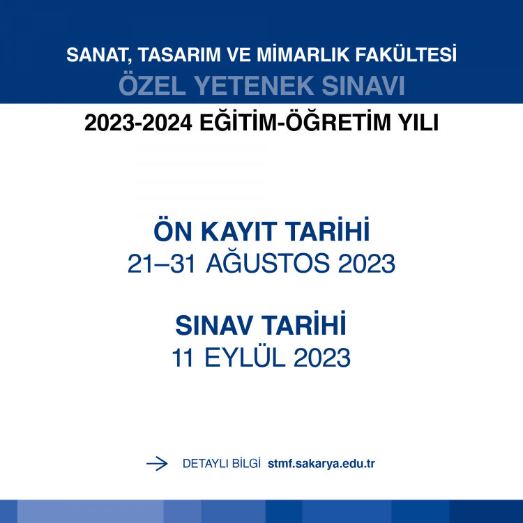 2023-2024 Eğitim Öğretim Yılı Özel Yetenek Sınavı Kılavuzu