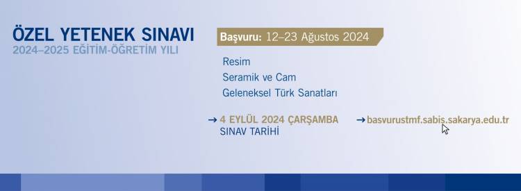 2024 - 2025 Özel Yetenek Sınavı Takvimi ve Sınav Klavuzu